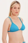 TRIANGLE BIKINI TOP WITH ACCESSORY DETAIL