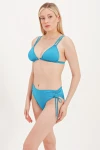 TRIANGLE BIKINI TOP WITH ACCESSORY DETAIL