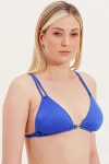 TRIANGLE BIKINI TOP WITH ACCESSORY DETAIL