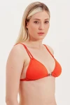 TRIANGLE BIKINI TOP WITH ACCESSORY DETAIL