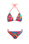 PATTERNED TRIANGLE BIKINI