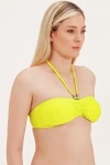 STRAPLESS BIKINI WITH BEAD DETAIL