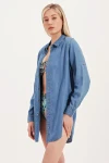 DENIM BLOUSE