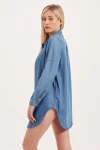 DENIM BLOUSE