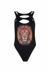 LION PRINTED DESIGN SWIMSUIT