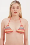 TRIANGLE PATTERNED BIKINI TOP