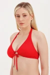 BIKINI TOP WITH ACCESSORY DETAIL