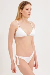 TRIANGLE BIKINI TOP WITH ACCESSORY DETAIL