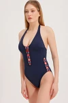 BEAD DETAILED SWIMSUIT