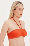 STRAPLESS BIKINI WITH BEAD DETAIL