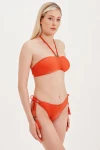 STRAPLESS BIKINI WITH BEAD DETAIL