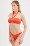 STRAPLESS BIKINI WITH HALTER TIE