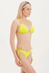 TRIANGLE BIKINI WITH GLASS ACCESSORY DETAIL