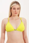 TRIANGLE BIKINI WITH GLASS ACCESSORY DETAIL