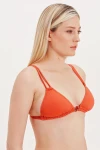 TRIANGLE BIKINI WITH GLASS ACCESSORY DETAIL