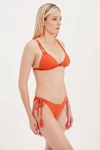 TRIANGLE BIKINI WITH GLASS ACCESSORY DETAIL