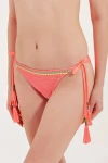 GLASS BEAD DETAIL BIKINI BOTTOM