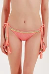 GLASS BEAD DETAIL BIKINI BOTTOM