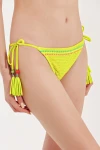 GLASS BEAD DETAIL BIKINI BOTTOM