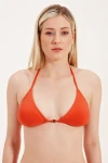 TRIANGLE BIKINI TOP WITH GLASS BEAD DETAIL