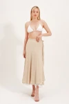 LINEN LONG SKIRT