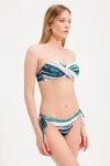 STRAPLESS BIKINI WITH METAL ACCESSORIES