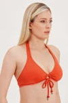 STRAPPED FRONT BIKINI TOP