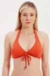 STRAPPED FRONT BIKINI TOP