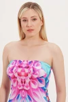 STRAPLESS SWIMSUIT