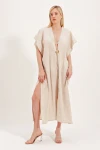 LONG LINEN DRESS